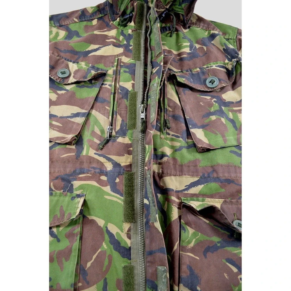 Vintage British Military‎ Jacket DPM Field 170/104 Camouflage Combat Smock Coat